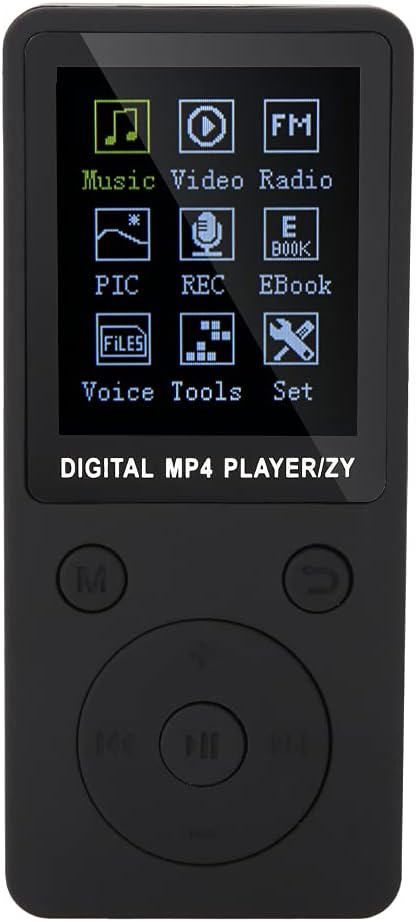 Dpofirs Music MP4-Player für Studenten, tragbare MP3-Player für Sport, multifunktionale MP4-Unterstü