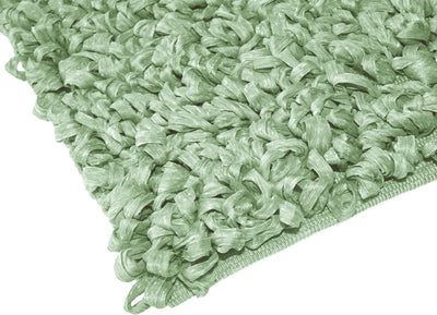 Lashuma Badezimmermatte flauschig Lindgrün, moderener Shaggy Teppich Grösse: 50x70 cm 50x70 cm Lindg