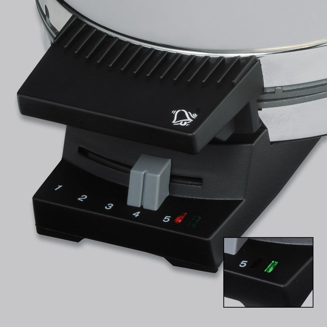 Cloer 285 Hörncheneisen für hauchdünne, knusprige Hörnchen / 800 W/Backfläche 15 cm Durchmesser/schw