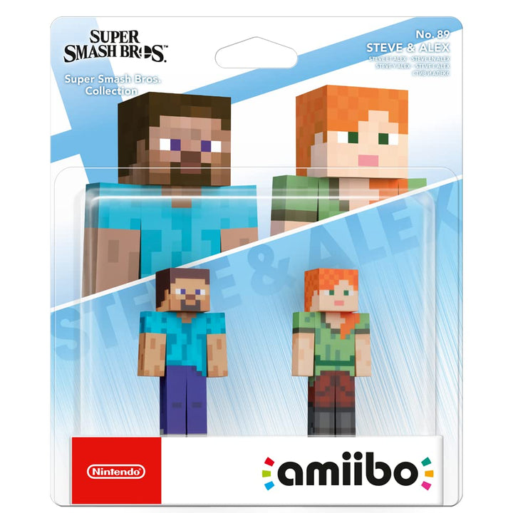 Nintendo Amiibo Steve & Alex (Smash Bros Collection)