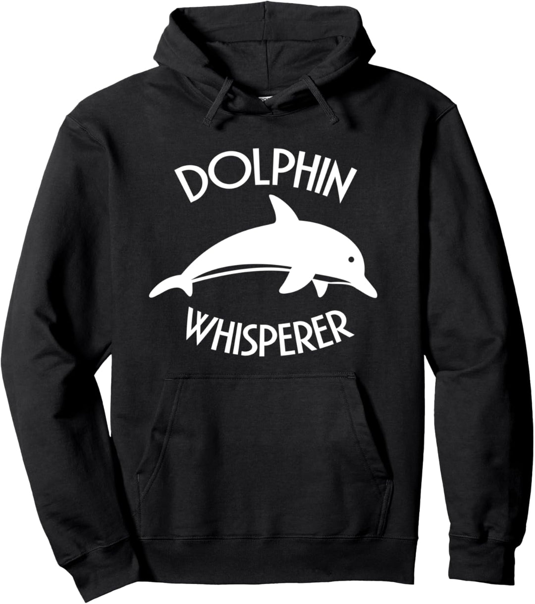 Delphin Whisperer / Lustiger Delphin Schwimmen mit Delphin Pullover Hoodie