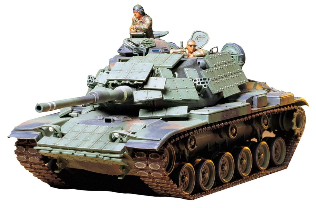 Tamiya 300035157 300035157-1:35 US Marine Kampfpanzer M60A1 mit Reaktiver-Panzer (3), originalgetreu