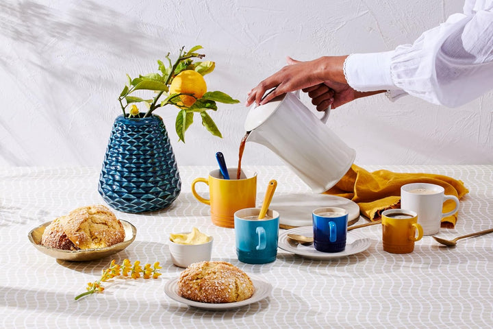 Le Creuset Kaffeebereiter aus Steinzeug, 1 L, Meringue, 60706087160003 Nectar, Nectar