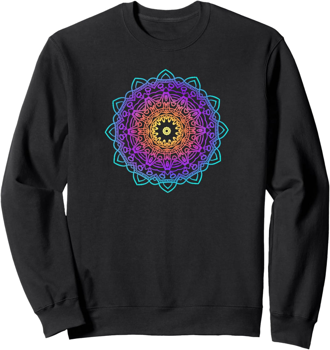 Mandala Zen Spirituelle Meditation Erleuchtung Sweatshirt