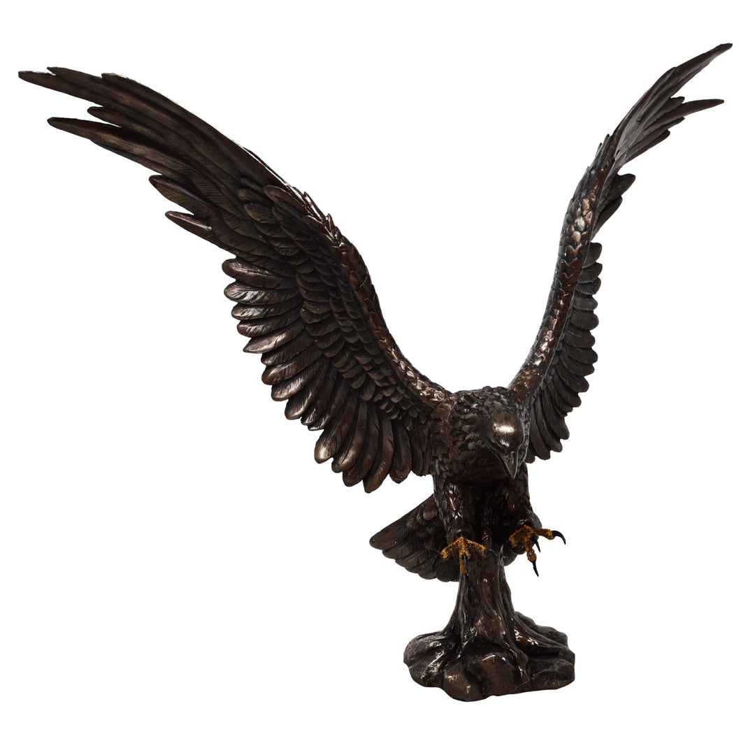 MC Dekofigur bronziert - Adler Wings of Glory - Bronzefigur Figur Deko In-/Outdoor