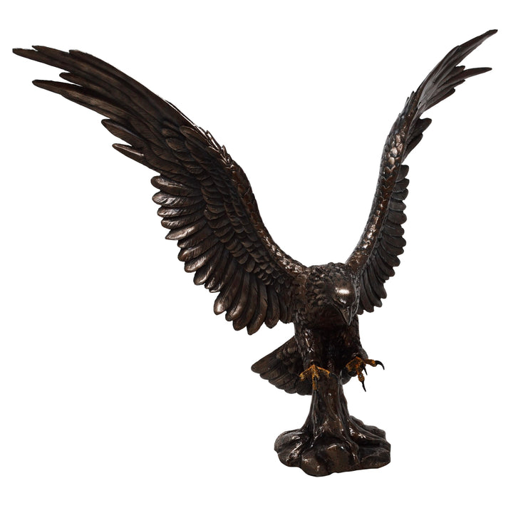 MC Dekofigur bronziert - Adler Wings of Glory - Bronzefigur Figur Deko In-/Outdoor