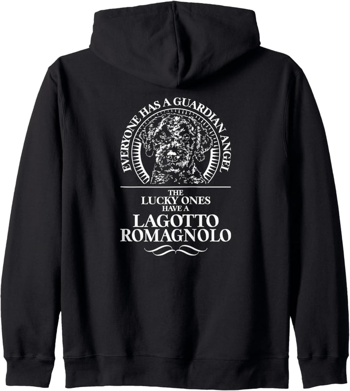 Lagotto Romagnolo Guardian Schutzengel Hund Hundespruch Kapuzenjacke