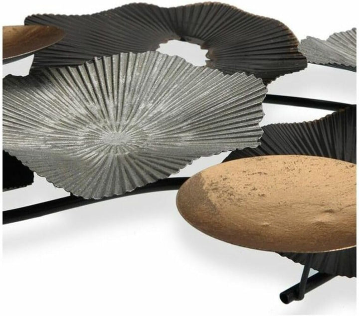 Wanddekoration aus Metall, 6,4 x 49,5 x 90,8 cm