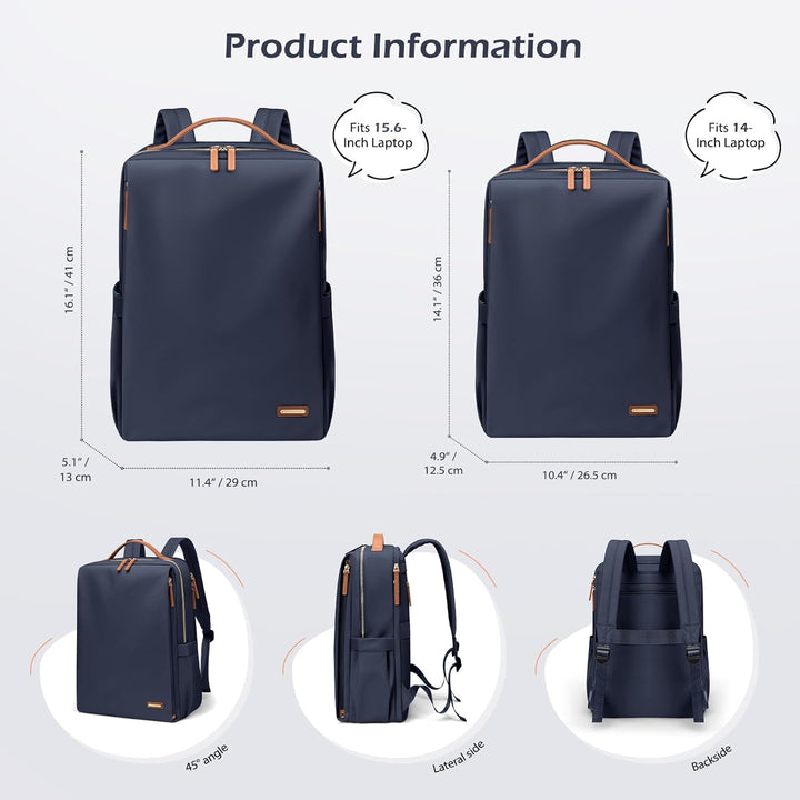 Stilvoller Laptop Rucksack für Damen von Fluggesellschaften zugelassen, Perfekt für die Arbeit das C
