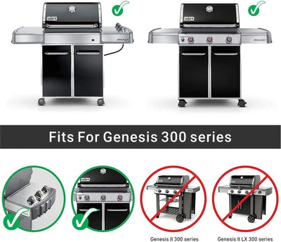 Onlyfire GCG-8506 Edelstahl BBQ Ersatzrost Eckig Grillrost Kochen Gitter für Weber 7528 Spirit,Genes