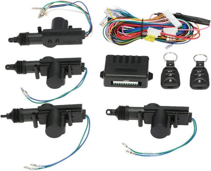 Shkalacar Universal Car Türschloss,Keyless Entry System,Fern-Zentralsteuerung,Verschluss-Kit mit Sta