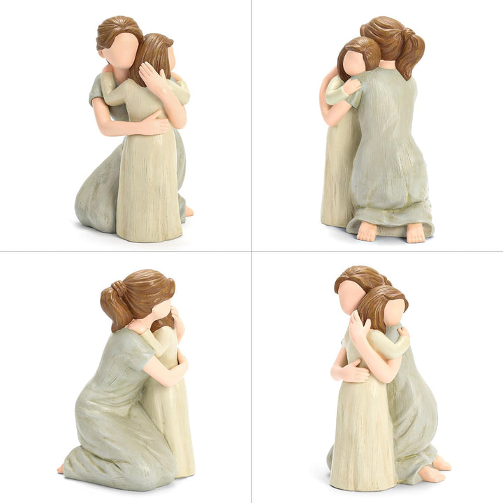 Carracci Mutter und Tochter Figuren, die grössten Bond Mutter und Tochter Statuen, Skulpturen handge