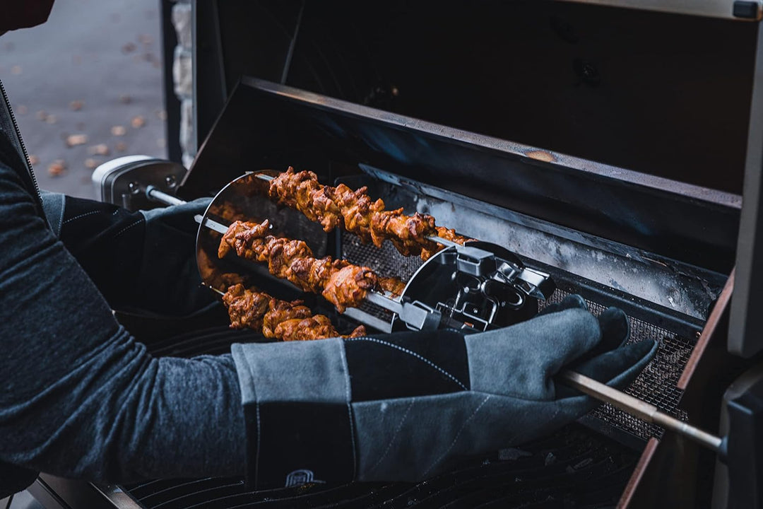 Napoleon 64008 Rotisserie Schaschlikspiesse Set Grillzubehör Edelstahl