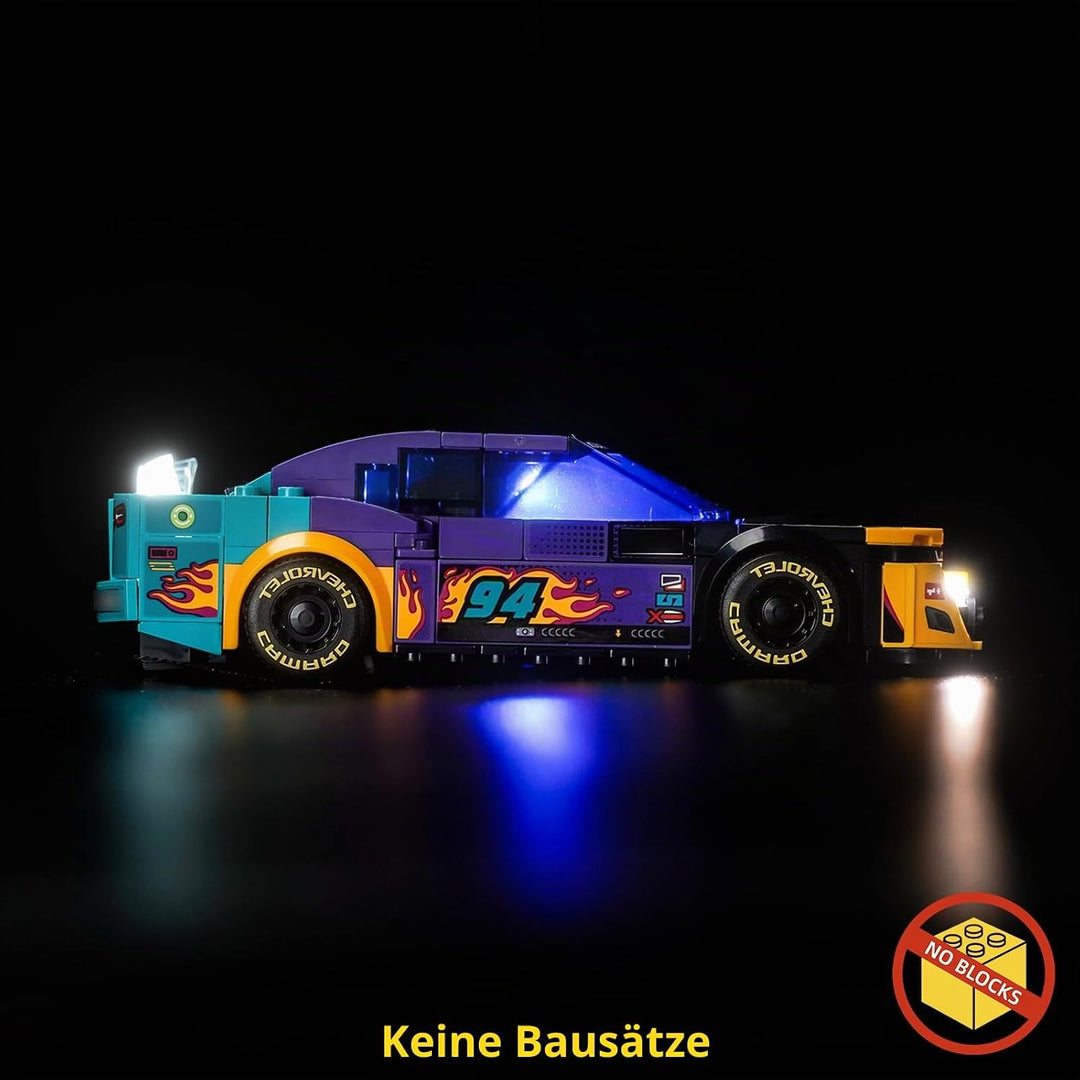 Led Licht Set für Lego NASCAR Next Gen Chevrolet Camaro ZL1 (Kein Lego), Dekorationsbeleuchtungsset