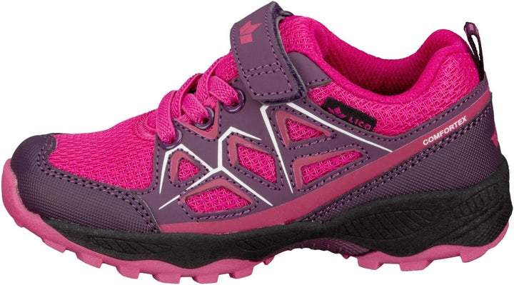 Lico Unisex Kinder Posadas Vs Cross-Laufschuh 33 EU Pink Lila, 33 EU Pink Lila