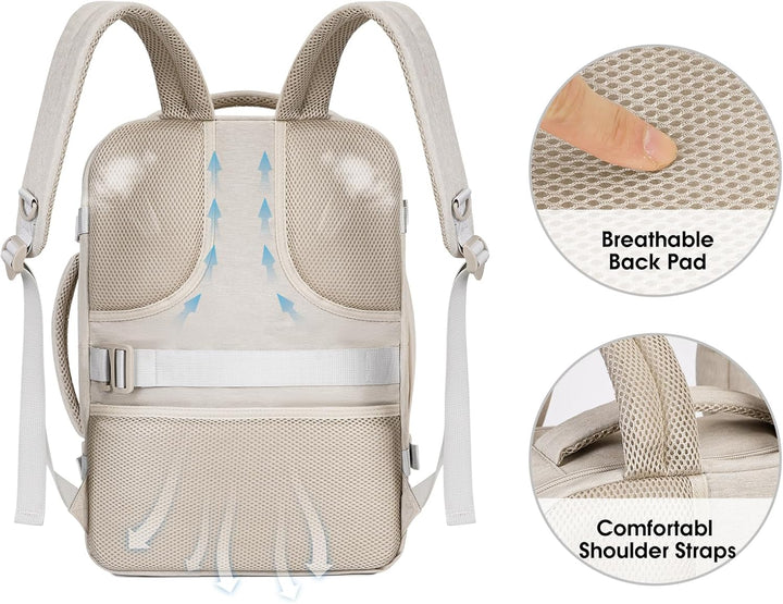 WANDF Handgepäck Rucksack 55x40x20cm / 45x36x20cm für Easyjet Airlines, Untersitz-Reise-Handgepäck-T