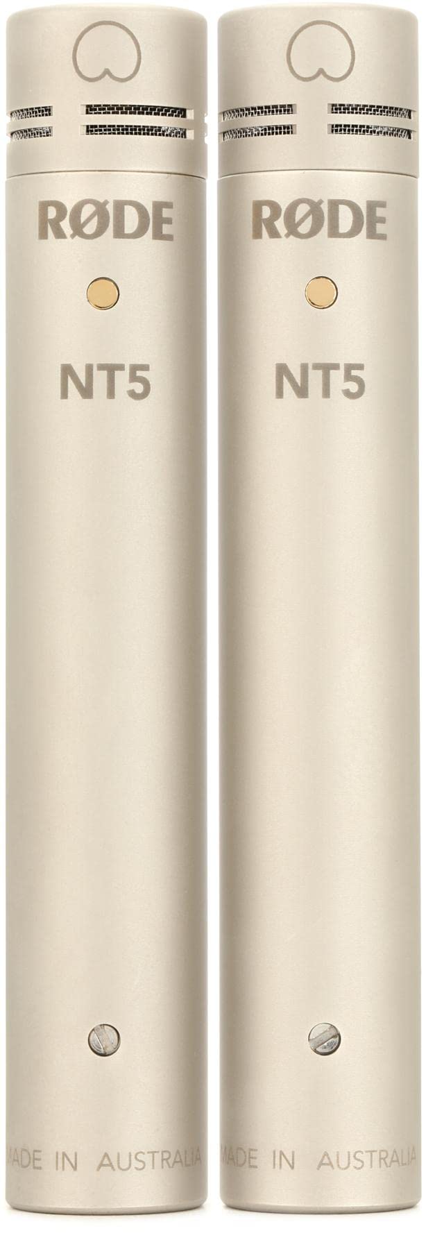 RØDE NT5 Matched Pair Hochwertiges ½-Zoll-Kleinmembran-Kondensatormikrofon (abgestimmtes Paar) für M