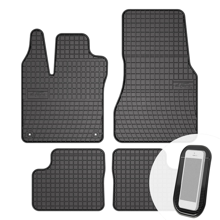 Gummimatten Auto Fussmatten Gummi Automatten Passgenau 4-teilig Set - passend für Renault Twingo III