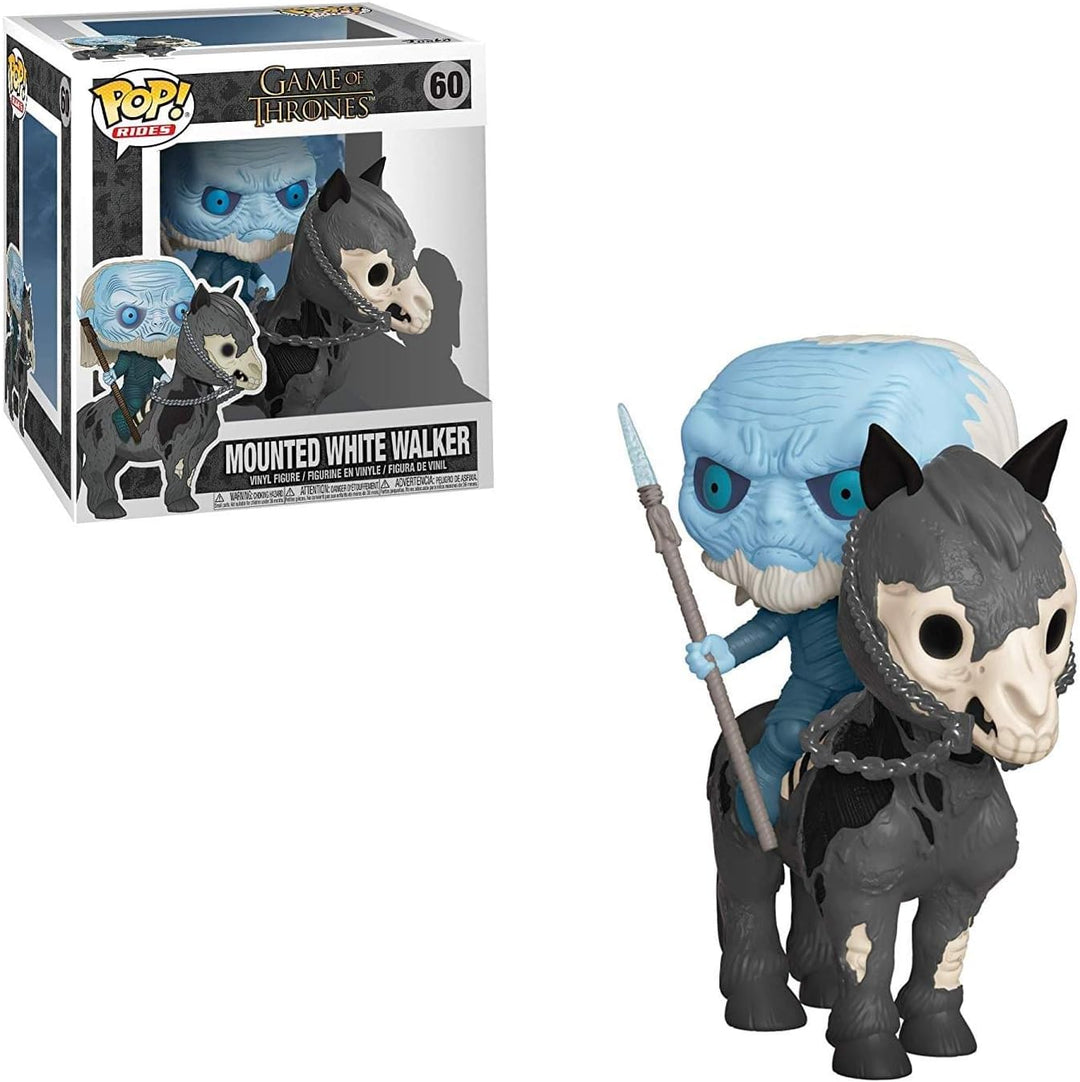 Funko Pop! Rides: Game of Thrones : White Walker On Horse - Vinyl-Sammelfigur - Geschenkidee - Offiz