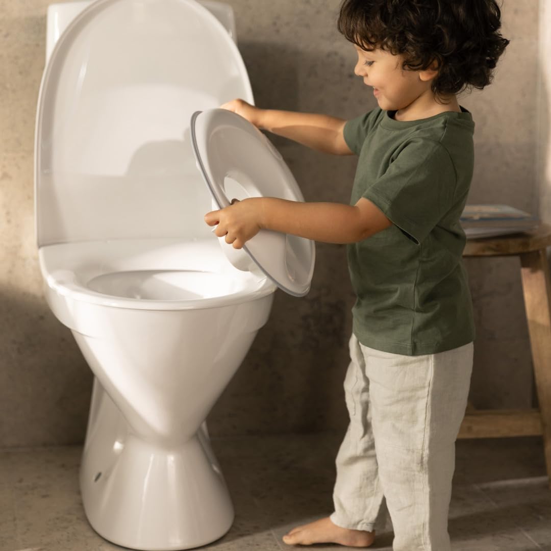BabyBjörn Toilettensitz, Weiss/Grau, Weiss/Grau