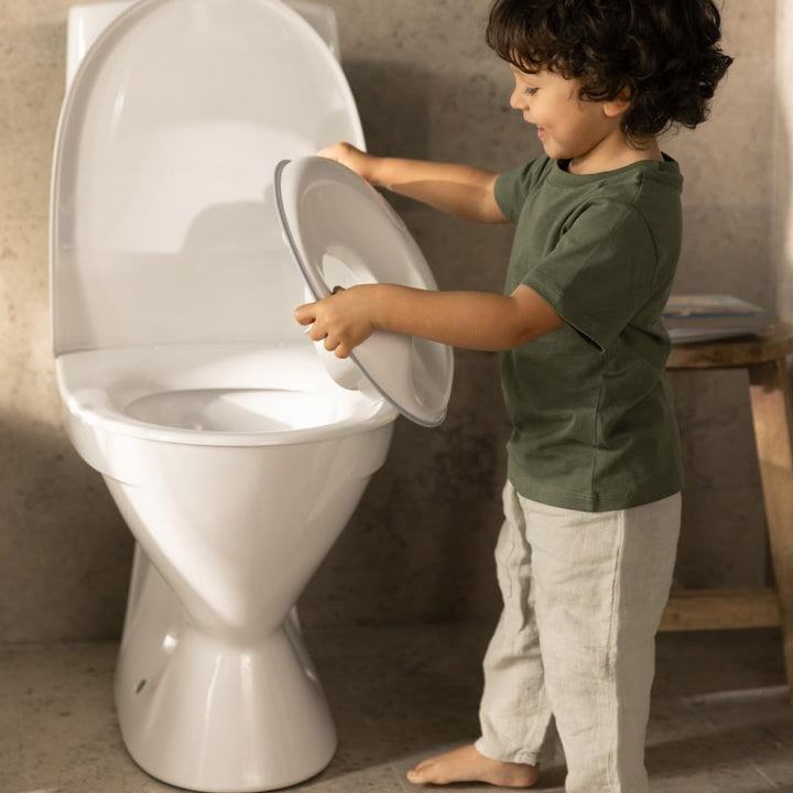 BabyBjörn Toilettensitz, Weiss/Grau, Weiss/Grau