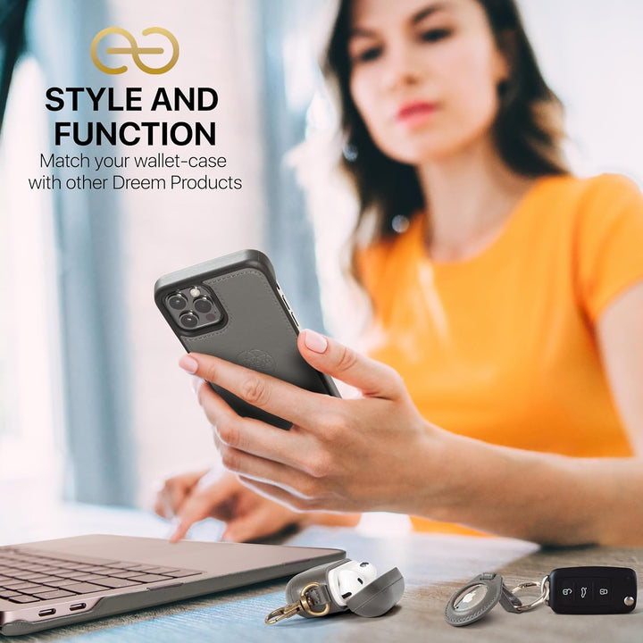 Dreem Fibonacci 2in1 Handyhülle Flipcase für iPhone 12 Pro Max | Magnetisches iPhone Case | TPU Etui