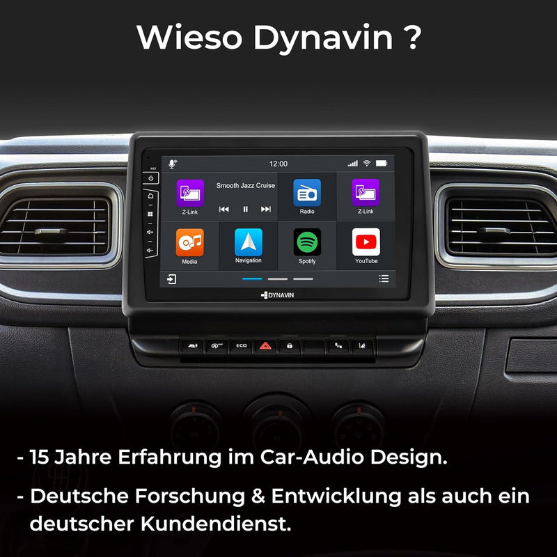 DYNAVIN Android Autoradio Navi für Renault Master Opel Movano B Nissan NV400 ab 2019: 9 Zoll OEM Rad