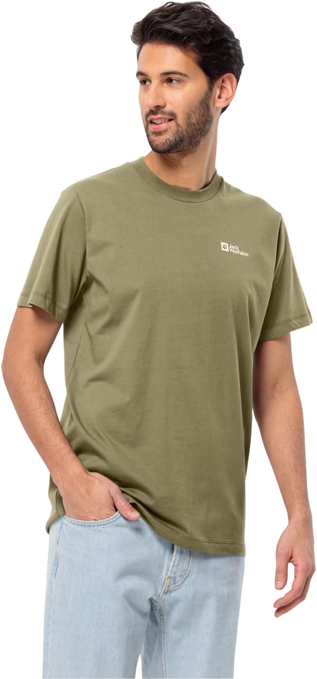 Jack Wolfskin Herren Essential T-Shirt M Schwarz, M Schwarz