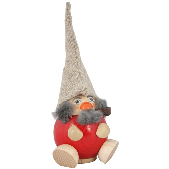 Seiffener Volkskunst | Räuchermann Figur | Waldzwerg 19 cm | Räucherfigur | Räuchermännchen Erzgebir