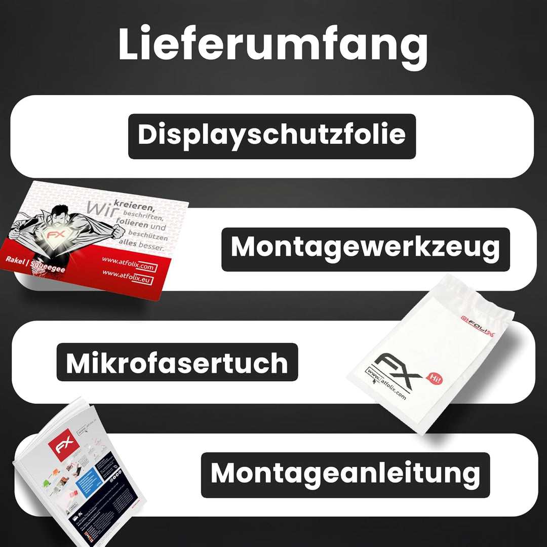 Bruni Schutzfolie kompatibel mit Lenovo Yoga 6 Folie, glasklare Displayschutzfolie (2X)