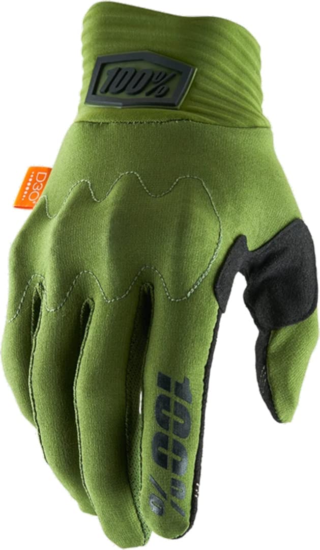 Unbekannt Unisex – Erwachsene Cognito 100% Glove Handschuhe, XL Army Green/Schwarz