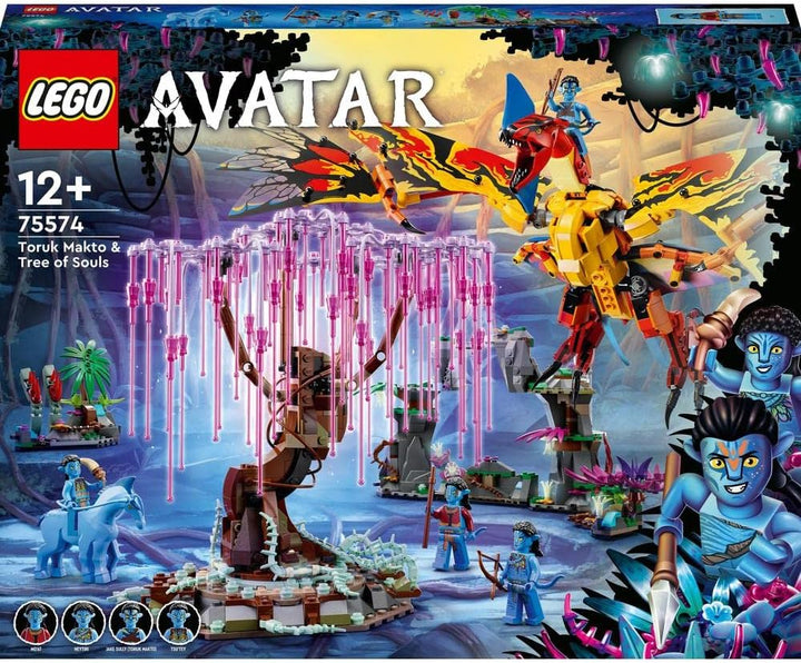 LEGO 75574 Avatar Toruk Makto und der Baum der Seelen, Bauspielzeug mit 4 Minifiguren, im Dunkeln le