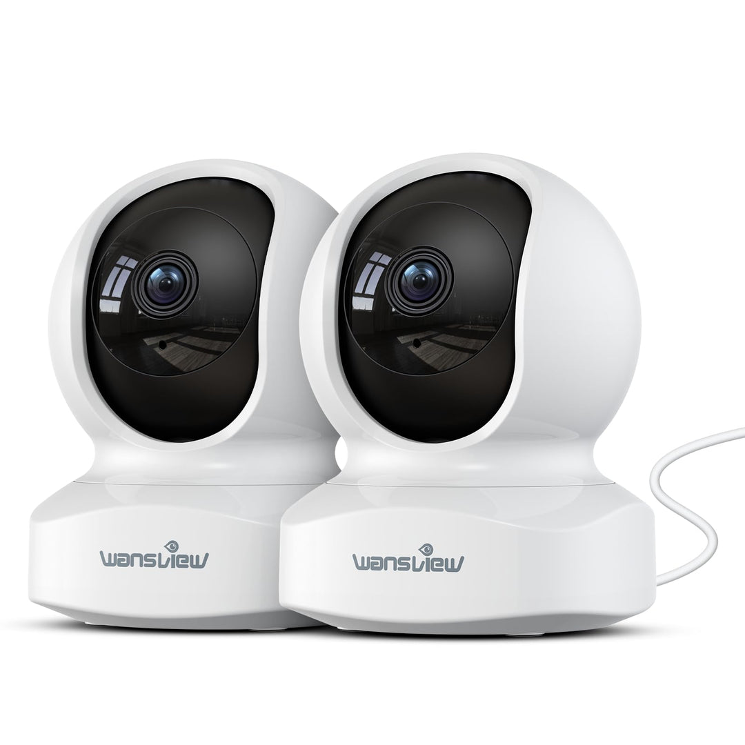 wansview 2K Kamera Überwachung innen - WLAN Innenkamera, 2.4Ghz WiFi WLAN Kamera Indoor, Camera Indo