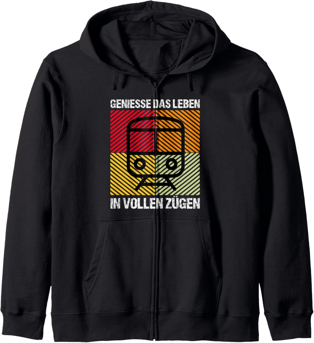 Strassenbahn Tram S Bahn Lokomotive Dampflok Eisenbahn Kapuzenjacke