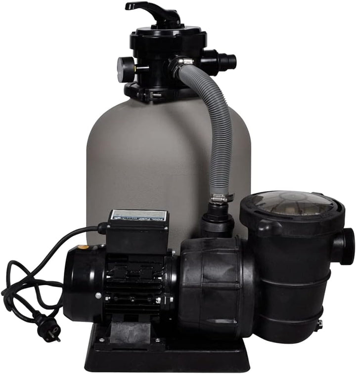vidaXL 2x Sandfilterpumpe Sandfilteranlage Poolpumpe Filteranlage Filterkessel Wasserfilter Poolfilt