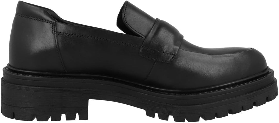 Geox Mädchen D Iridea A Moccasin 39 EU Schwarz, 39 EU Schwarz
