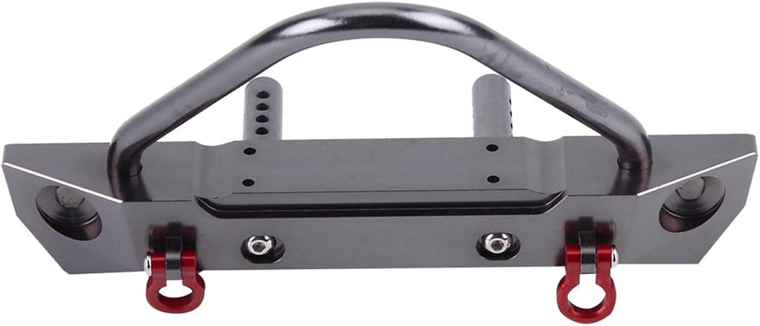 HERCHR RC Frontstossstange, 132mm/5,2 Zoll Aluminiumlegierung RC Car Frontstossstange Auto Stossfäng