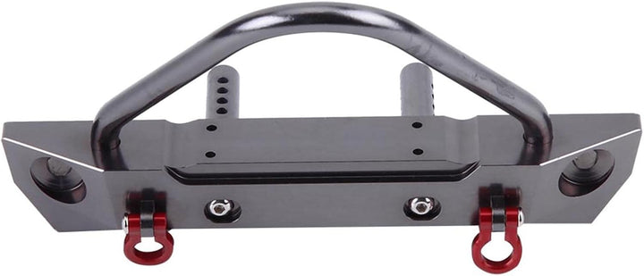 HERCHR RC Frontstossstange, 132mm/5,2 Zoll Aluminiumlegierung RC Car Frontstossstange Auto Stossfäng