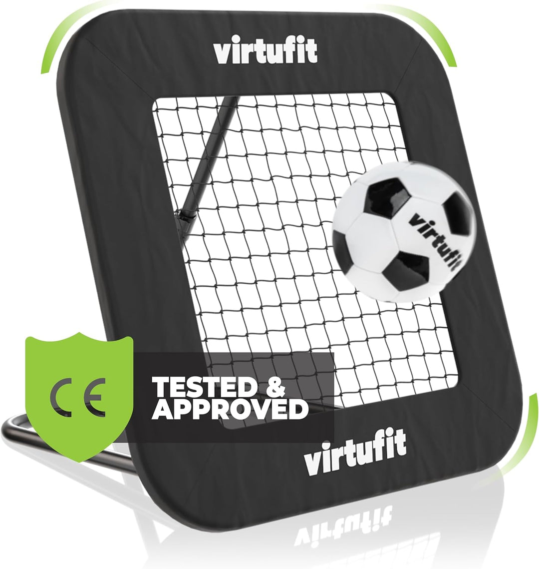 Virtufit Verstellbarer Fussball-Rebounder Pro - Kickback - Tchouck - 84 x 84 cm / 100 x 100 cm / 124