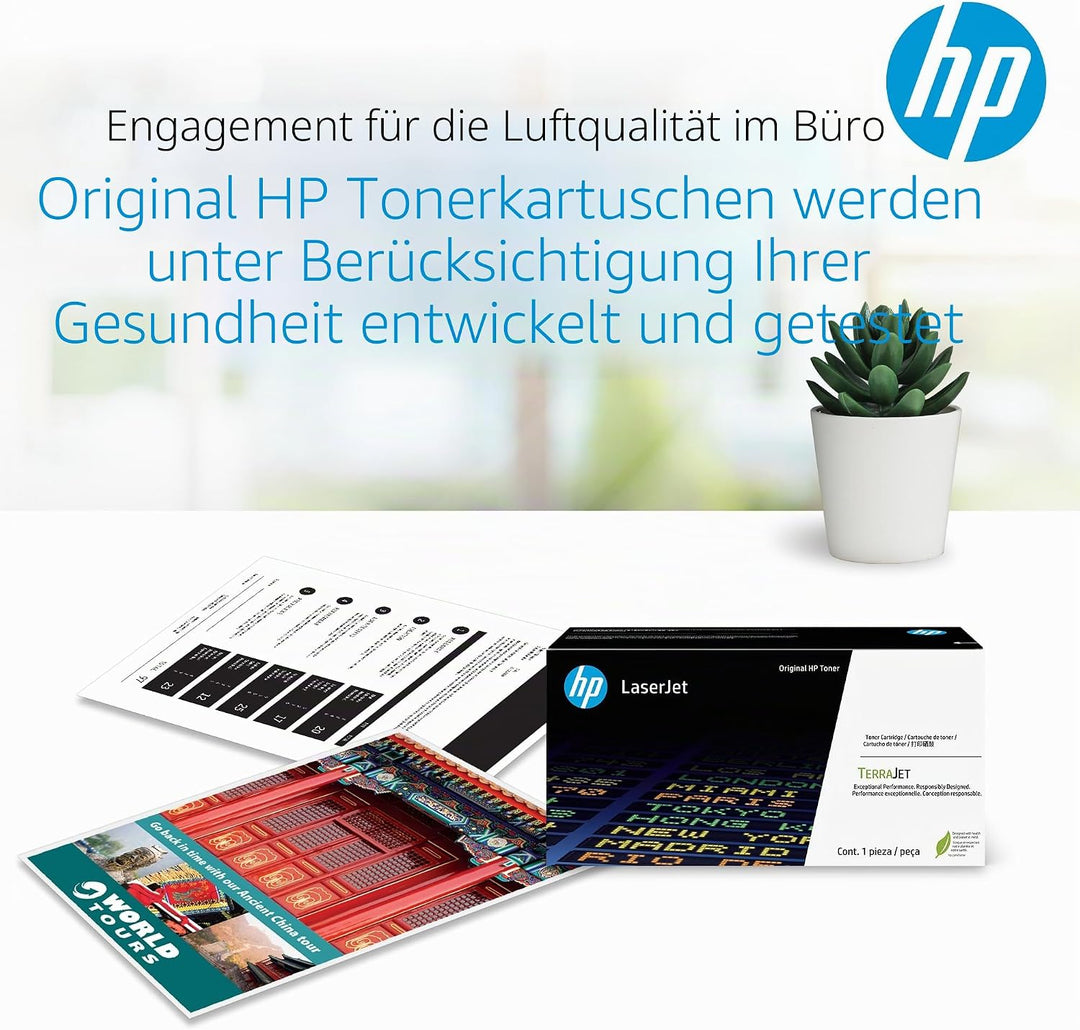 HP 212X (W2120X) Schwarz Original Toner mit hoher Reichweite für HP Color LaserJet Enterprise M554,