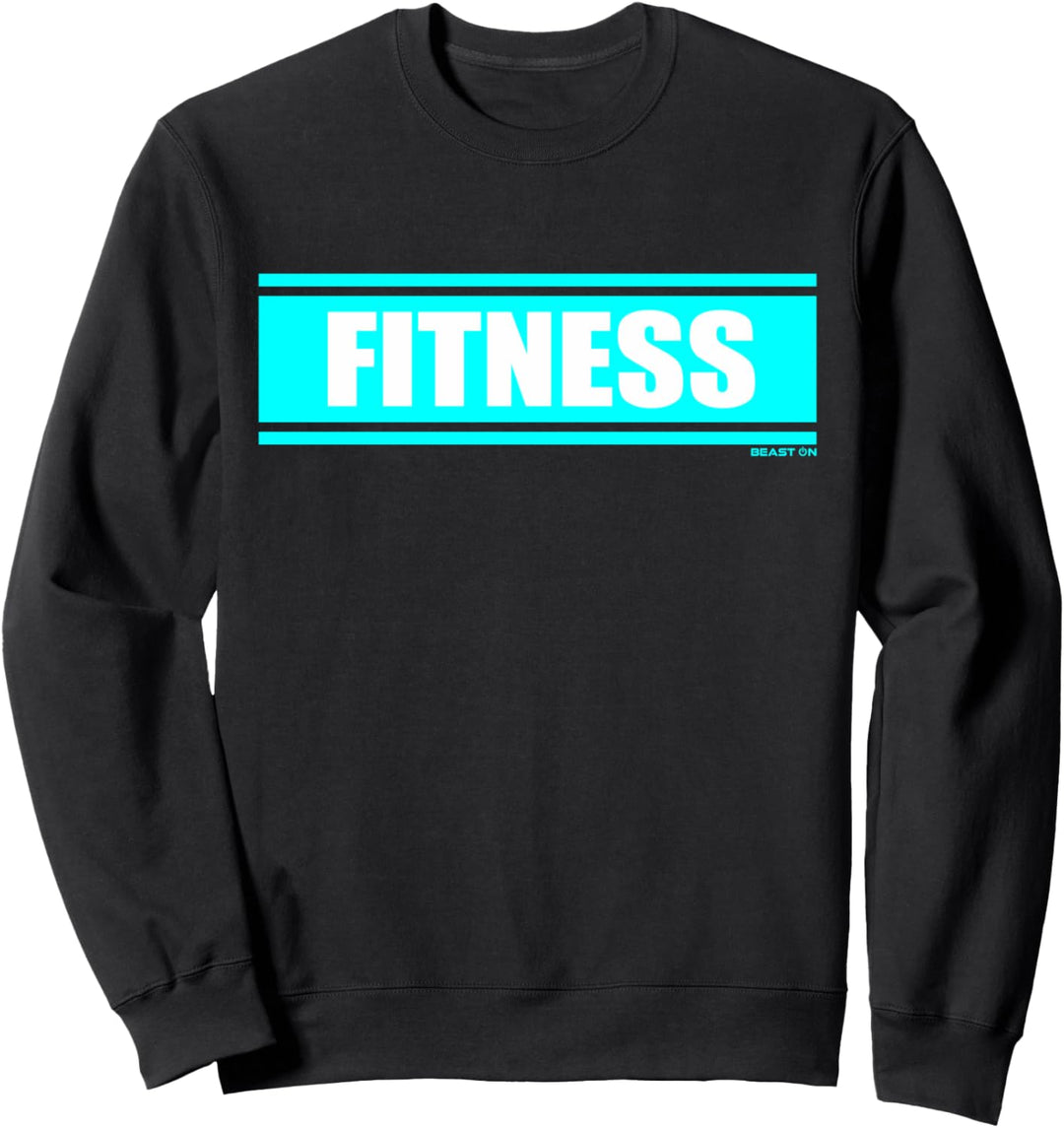 Fitness Blau Gym Fitness Workout Gym Spruch Motivation Blau Sweatshirt