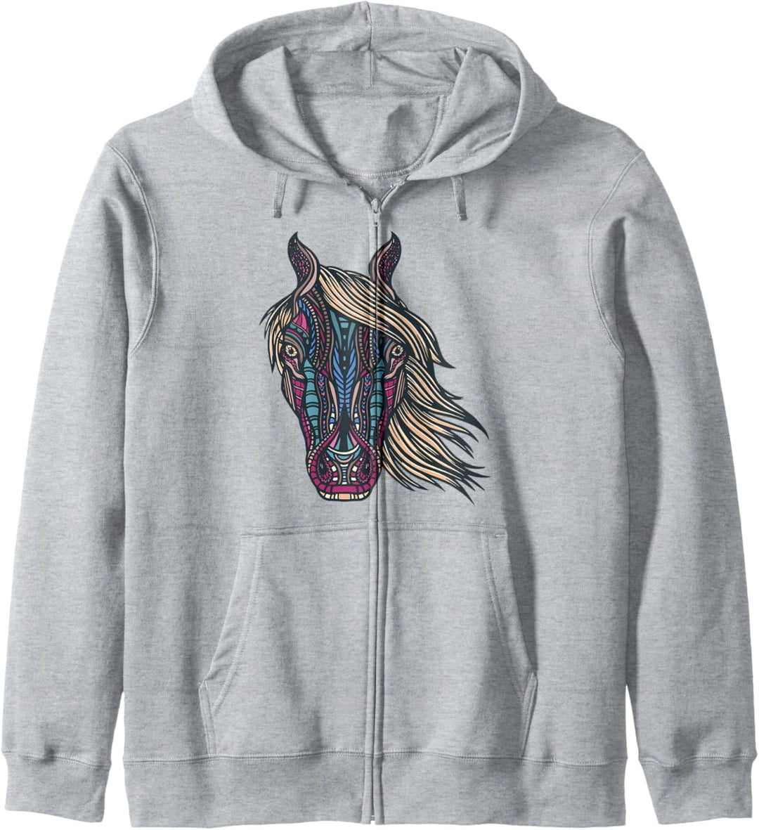 Tribal-Pferd Kapuzenjacke