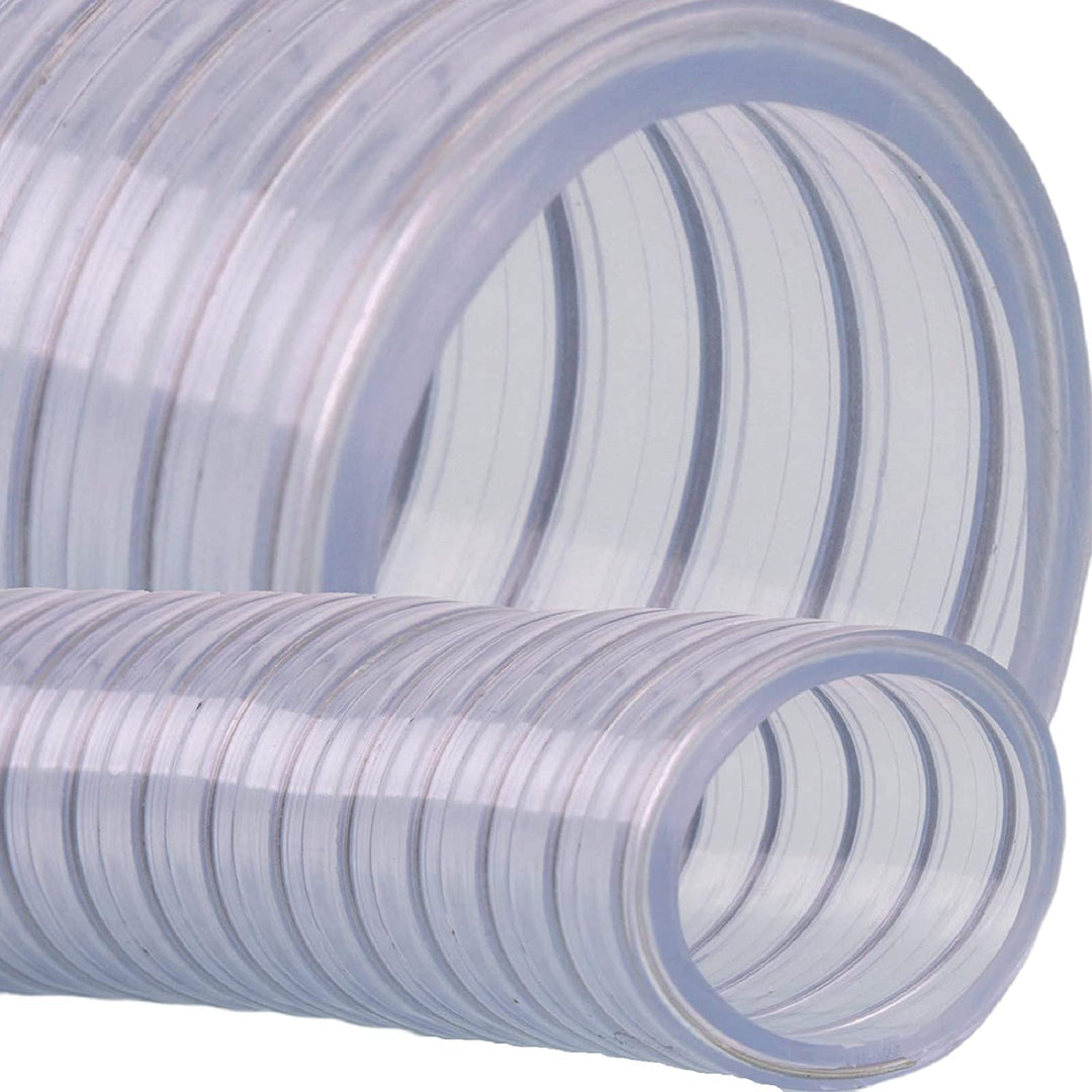 Saugschlauch Spiralschlauch Stahlspirale Abwasser verschiedene Durchmesser - Meterware (ID 45 mm - 1