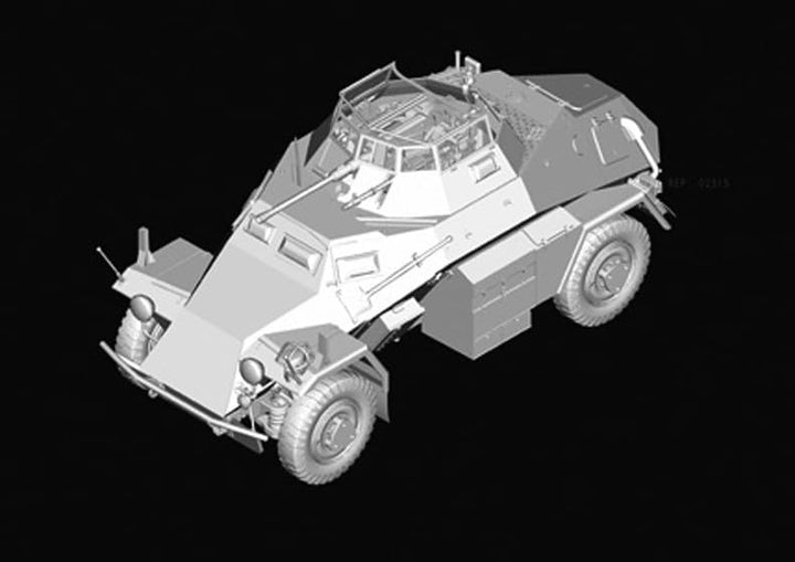Hobby Boss 82442 Modellbausatz Sd.Kfz. 222 Leichter Panzerspahwagen 2cm