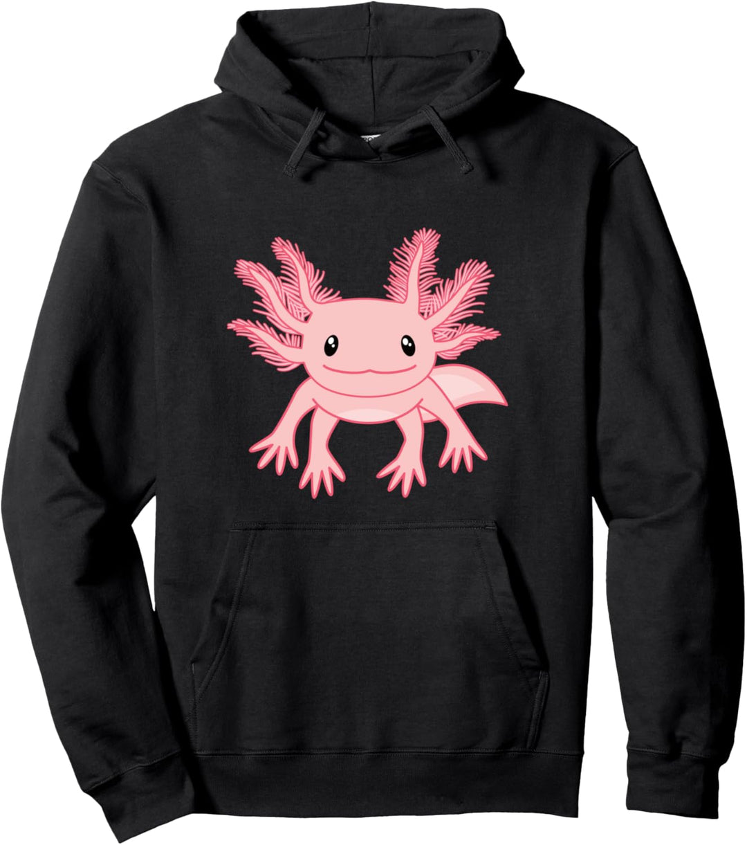 Süsses Rosa Axolotl Kawaii Axolotls Pullover Hoodie