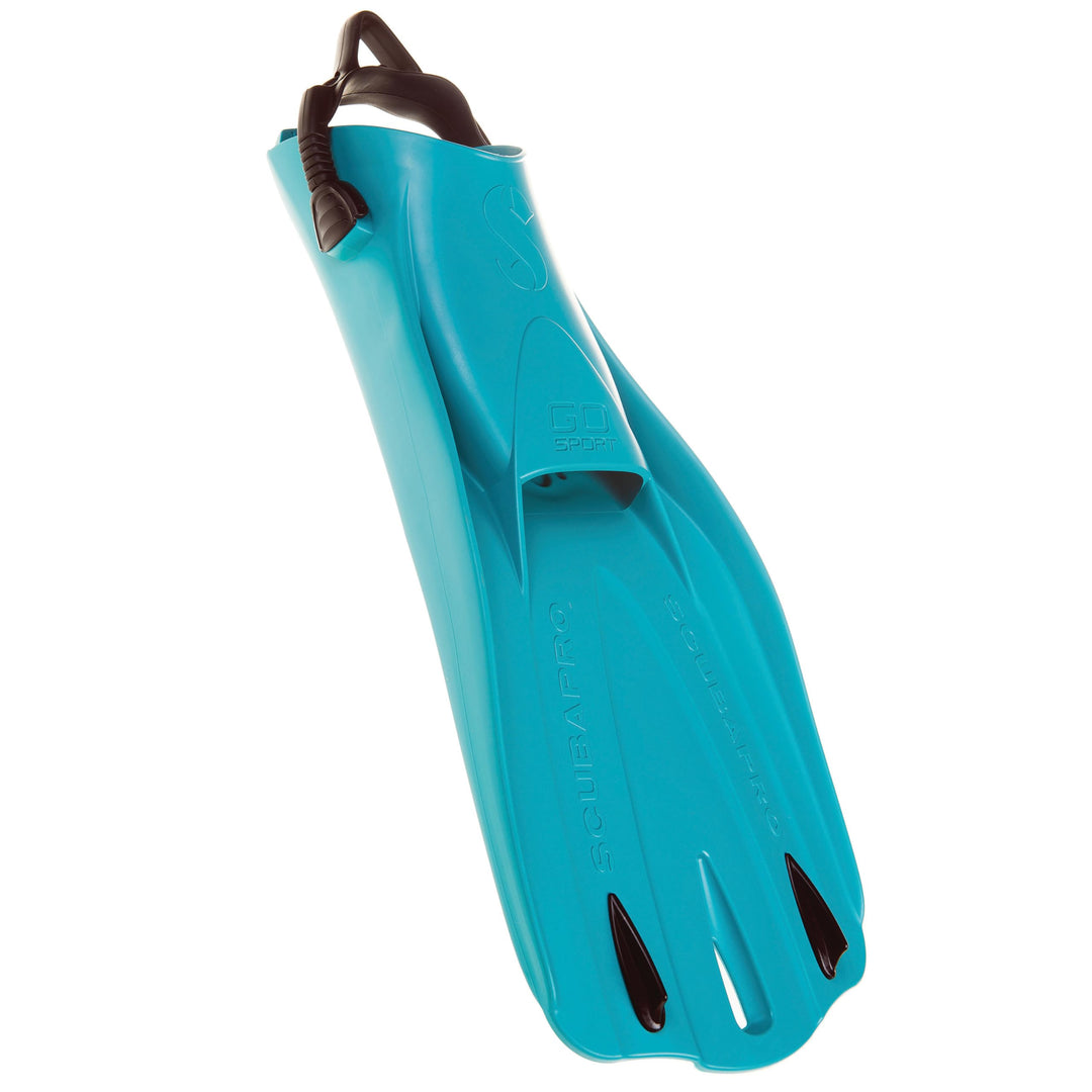 SCUBAPRO GO Sport Geräteflosse Fersenbandflosse Türkis/Ausflug, einfarbig (Getaway Solids) S, Türkis