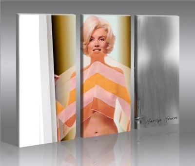 islandburner Bild Bilder auf Leinwand Marilyn Monroe V2 XXL Poster Leinwandbild Wandbild Dekoartikel