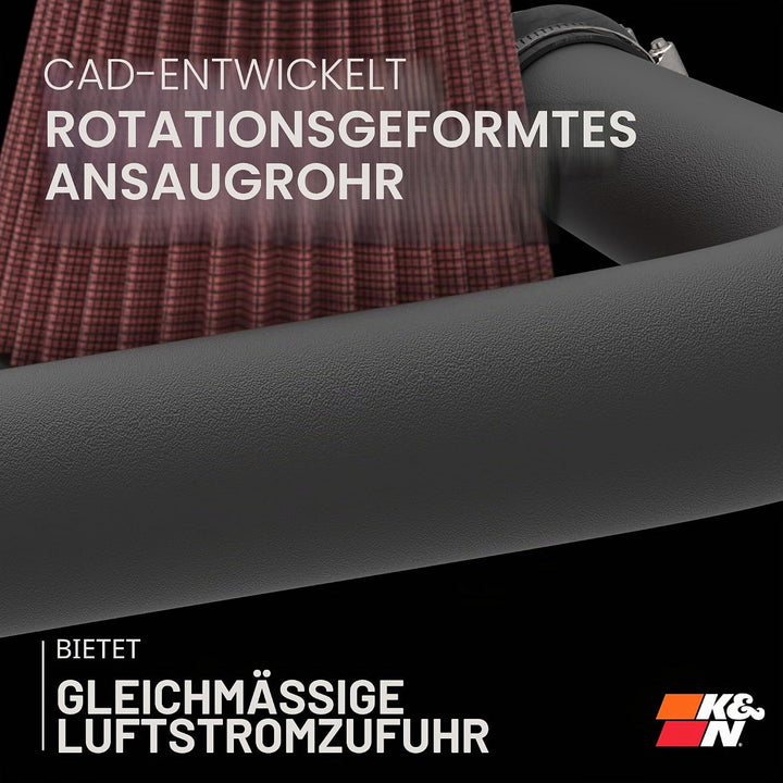 K&amp;N 57S-950 Waschbarer und wiederverwendbarer KFZ Hochleistungsluftfiltersystem
