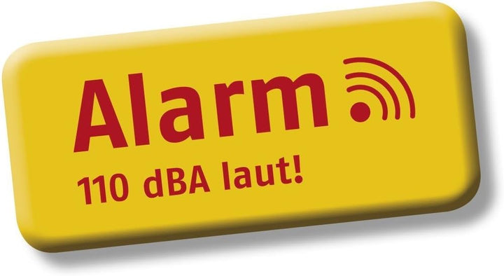 ABUS Fenster-Stangenschloss FOS650A - Zusatzsicherung mit Alarm, ideal für hohe Fenster und Fenstert