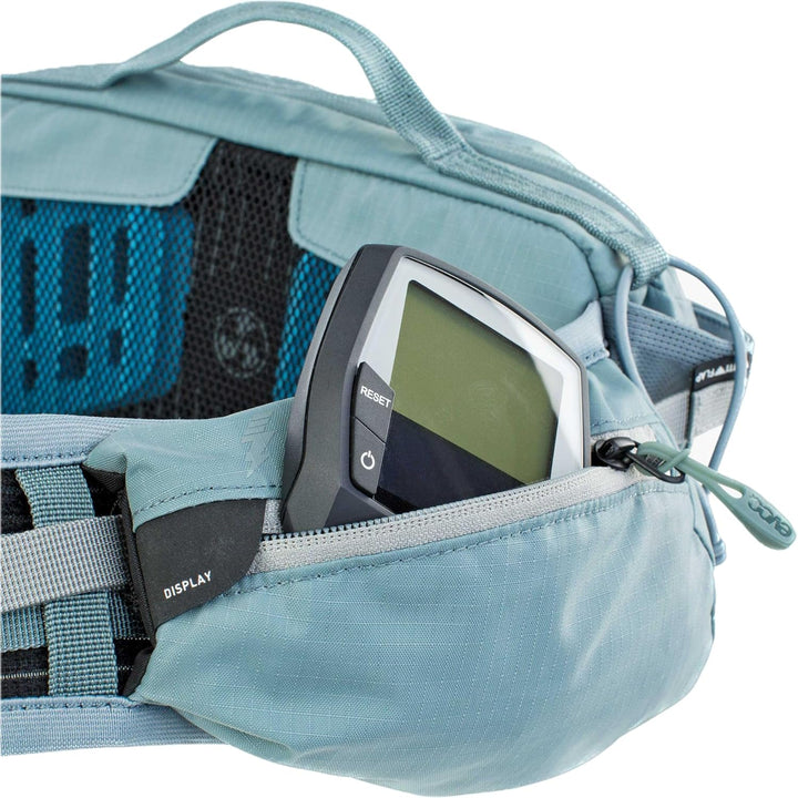 EVOC HIP PACK PRO E-RIDE 3 Hüfttasche Bauchtasche für E-Bike-Touren & Trails (3L Fassungsvermögen, A